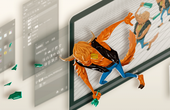 Spineでキャラクターを動かしてみる